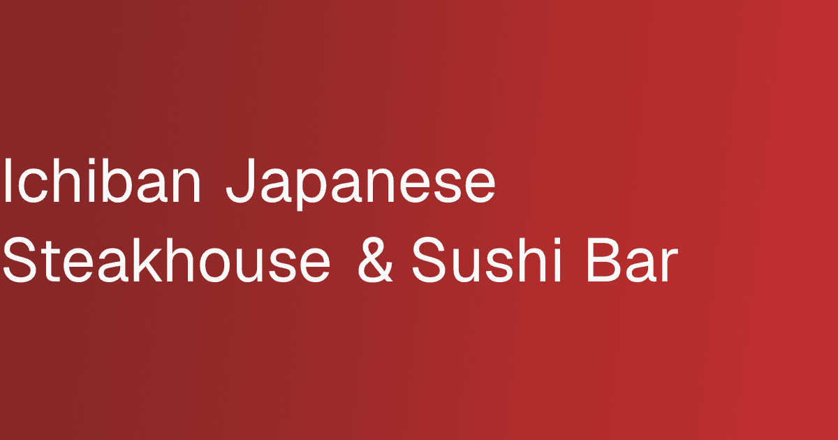 Ichiban Japanese Steakhouse & Sushi Bar logo