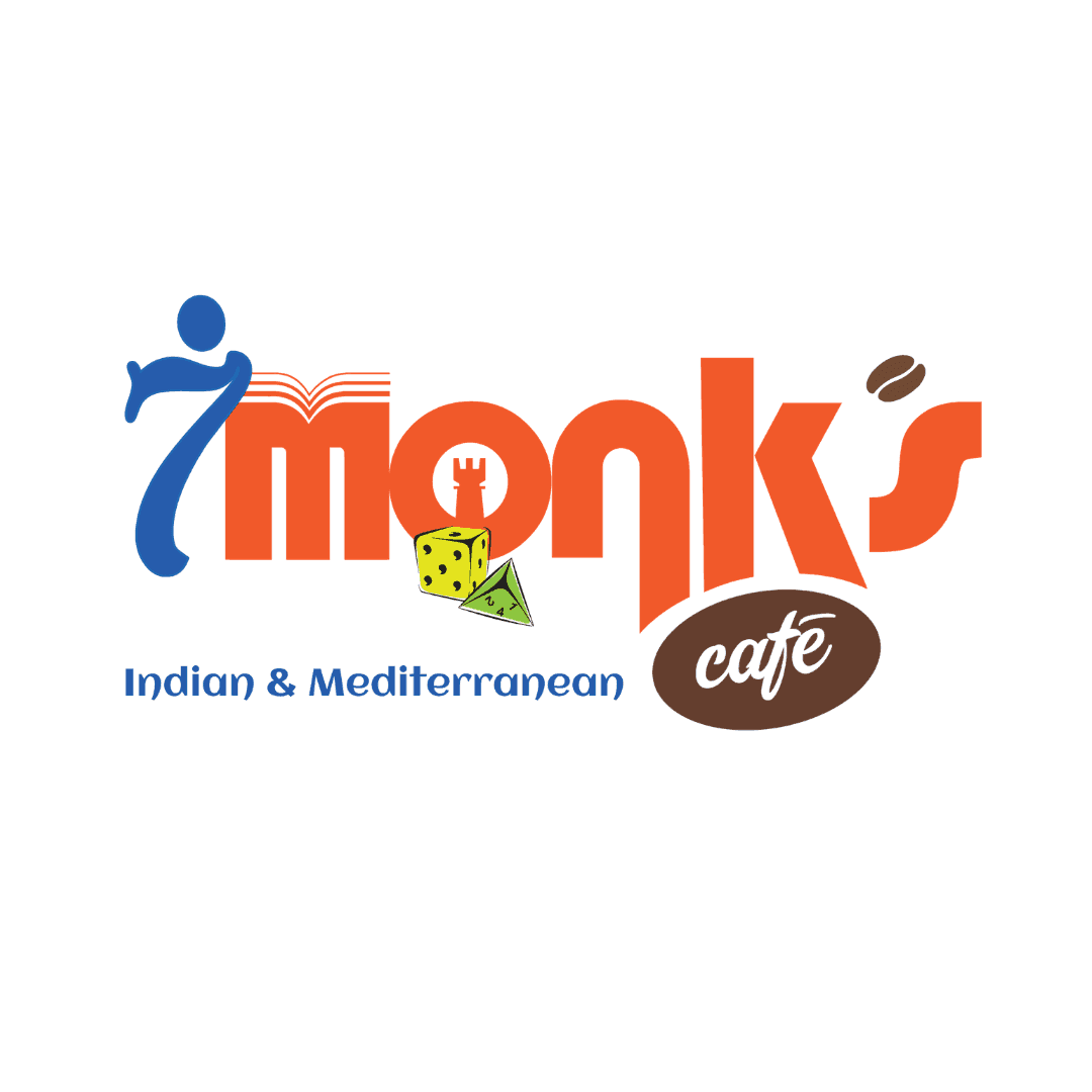 7 Monk's Café- Indian & Mediterranean logo