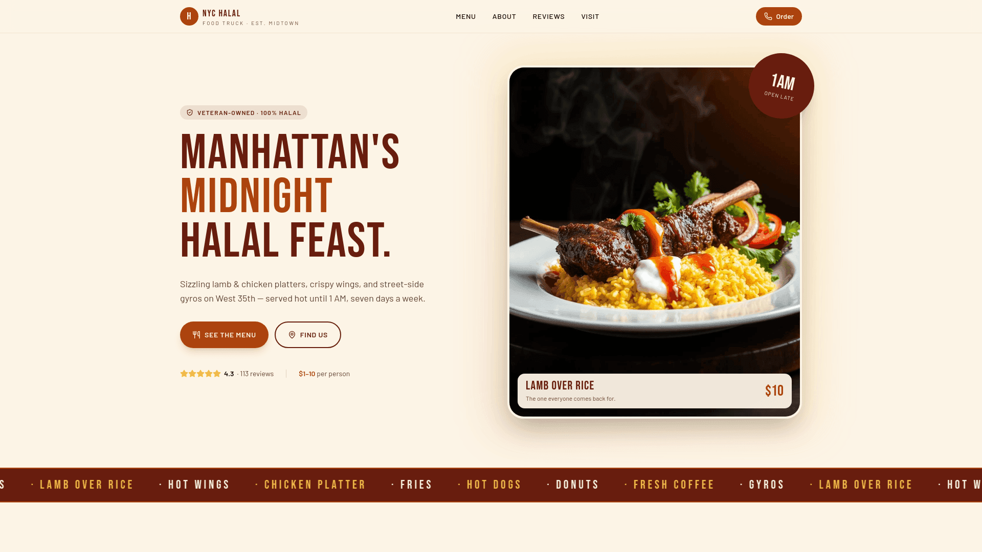 NYC Halal Food Truck logo