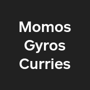 Momos Gyros Curries Halal logo