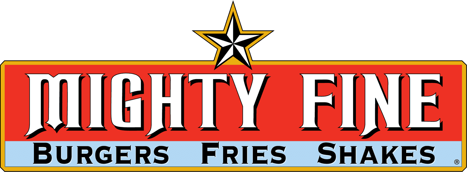 Mighty Fine Burgers University Oaks logo