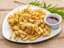 Spring Chicken with Fries 