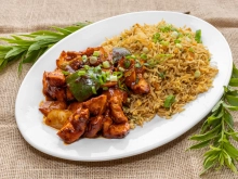 Chicken Shashlik With Fried Rice 🌶️🌶️