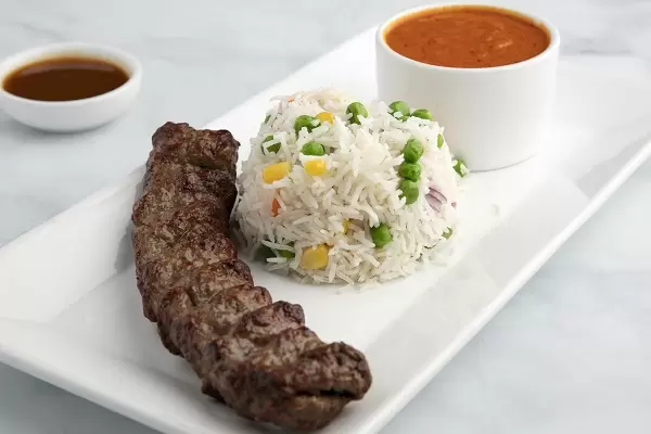 Beef Kabab Rice Combo