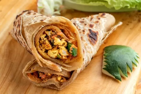 Paneer Chili Wrap